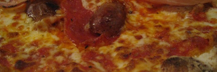 Tre Porcelini pizza, Papa Giuseppe's, 26 Lakeshore Rd E, Port Credit, Mississauga, ON